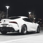 Photo of Parked White Toyota Supra