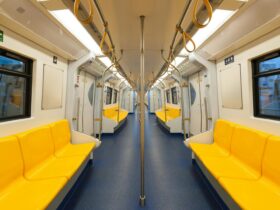 Empty Subway Train