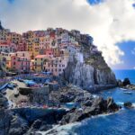 Assorted-color Houses Beside Body of Water